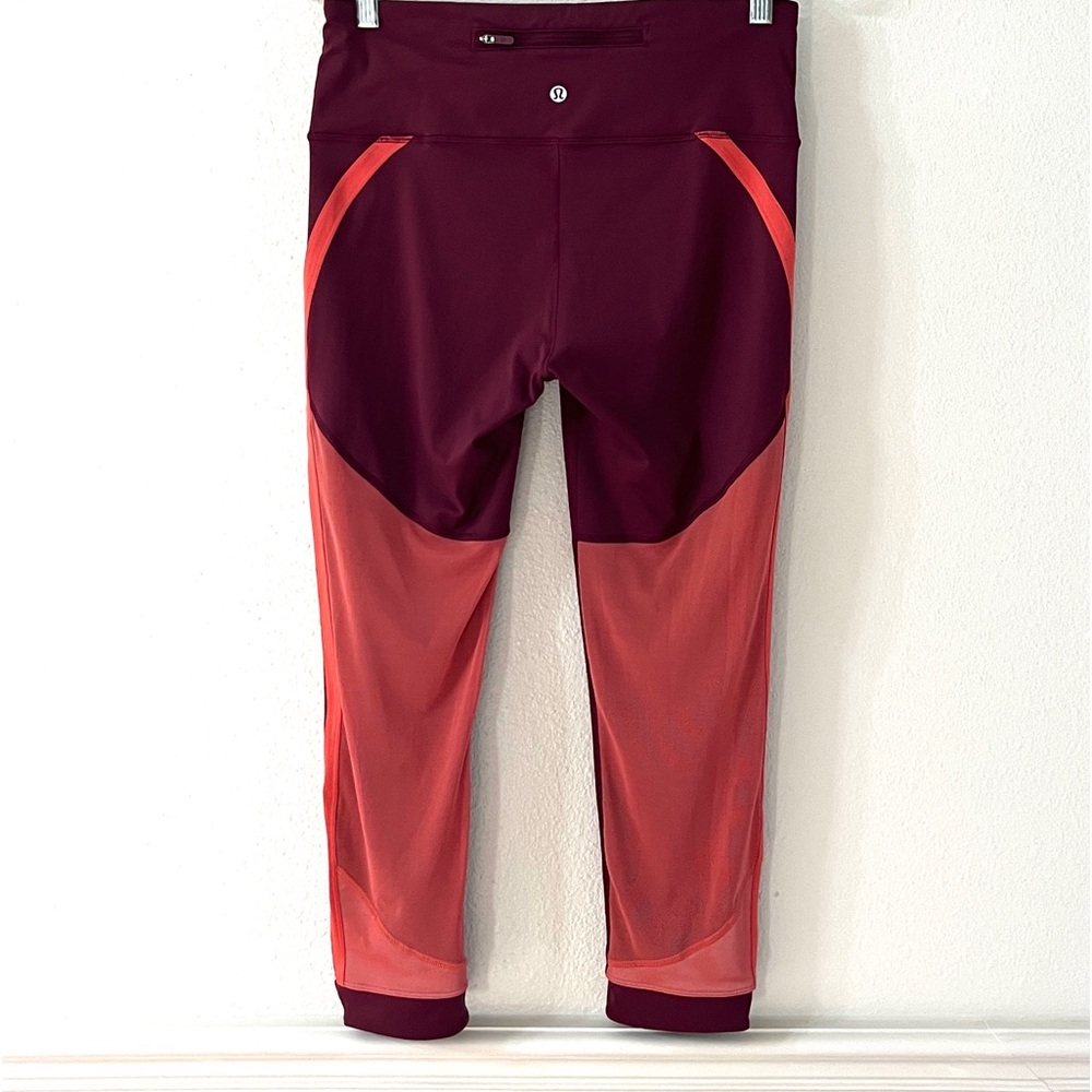 🍋LIKE NEW Lululemon Zip the Line Crop Mesh